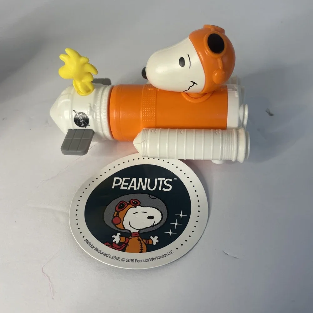 Lot Of Peanuts McDonald's Toys Charlie Brown‎ Peppermint Patty Snoopy NASA